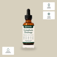 Puravia Lymphatic Drainage — 4 herbal extracts, carefully selected ingredients, 30-day bottle